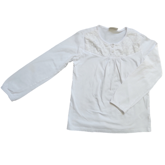 Children's t-shirt color white size 9-10 material 100% cotton - Picture 8 of 8